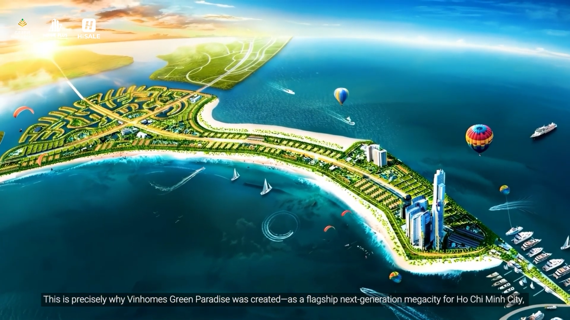 VINHOMES GREEN PARADISE BIỂU TƯỢNG ĐÔ THỊ BIỂN QUỐC TẾ PHÍA NAM TP.HCM
